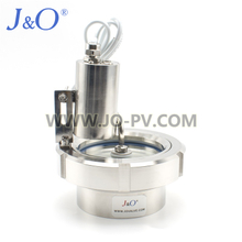 Sanitary Stainless Steel Union Type Sight Glass With Light