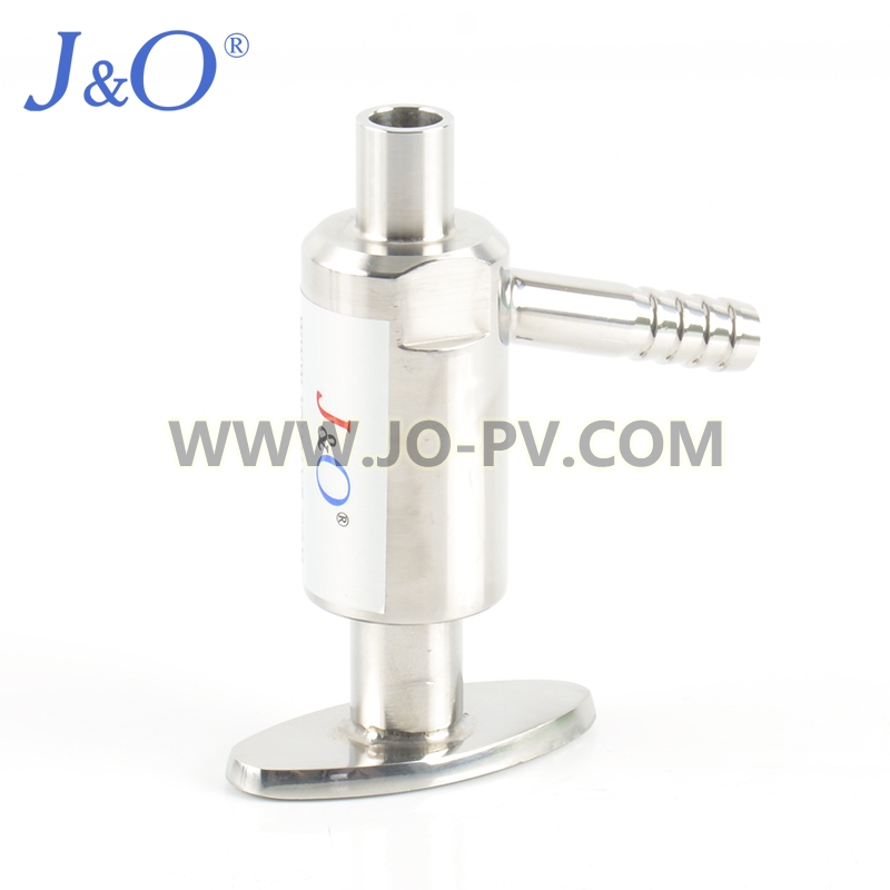 Sanitary Stainless Steel Butt Weld Sampling Valve With SS Handle Wheel