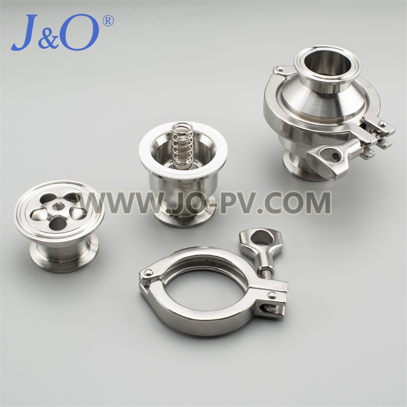 Sanitary Stainless Steel Clamped Check Valve With PTFE Seal