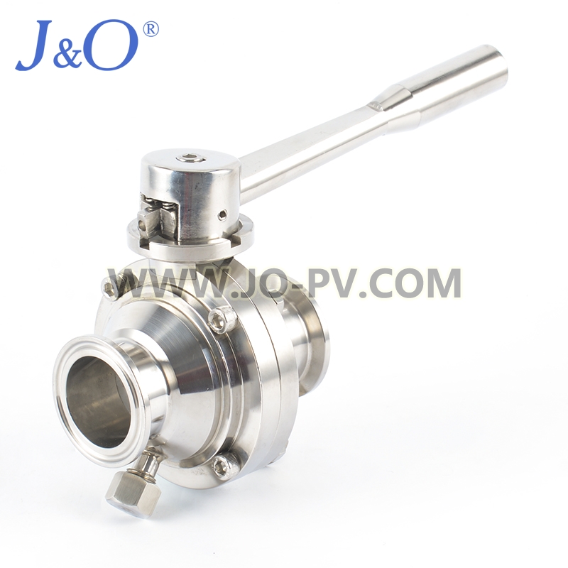 Hygienic Stainless Steel Clamped Butterfly Ball Valve