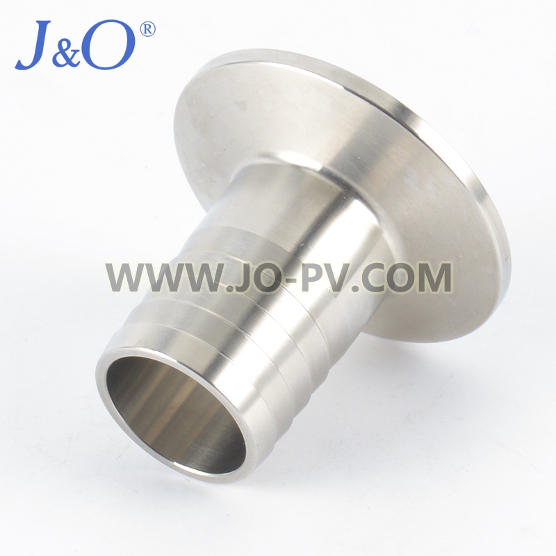 Sanitary Stainless Steel Clamped Hose Adapter