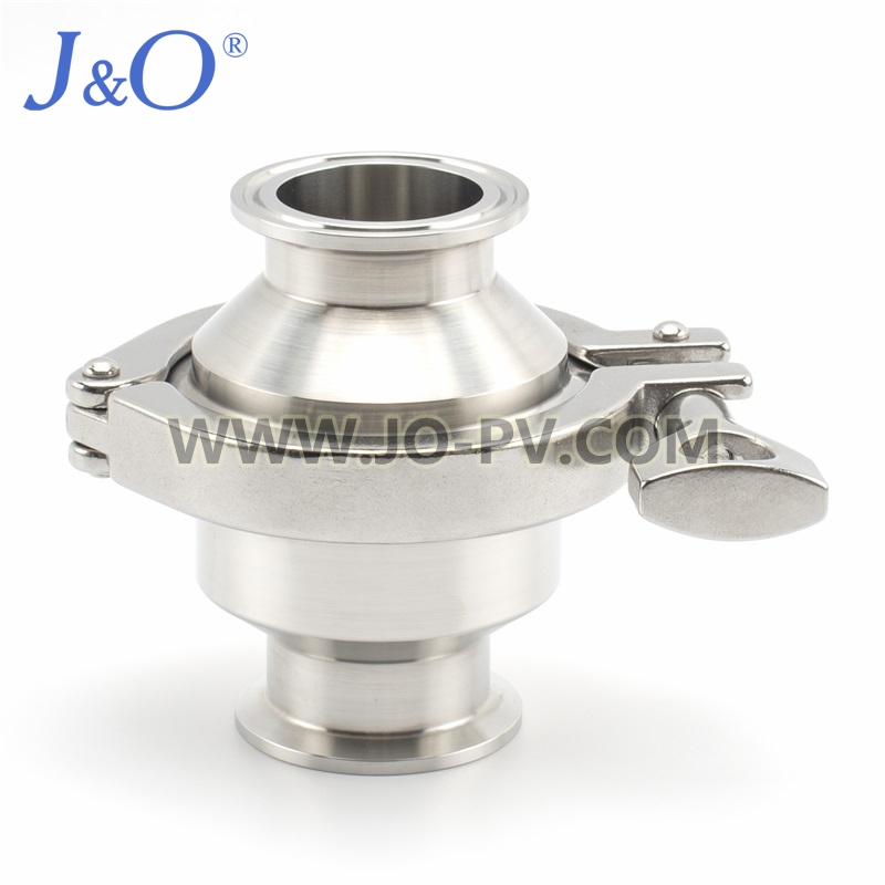 Sanitary Stainless Steel Clamped Check Valve With PTFE Seal