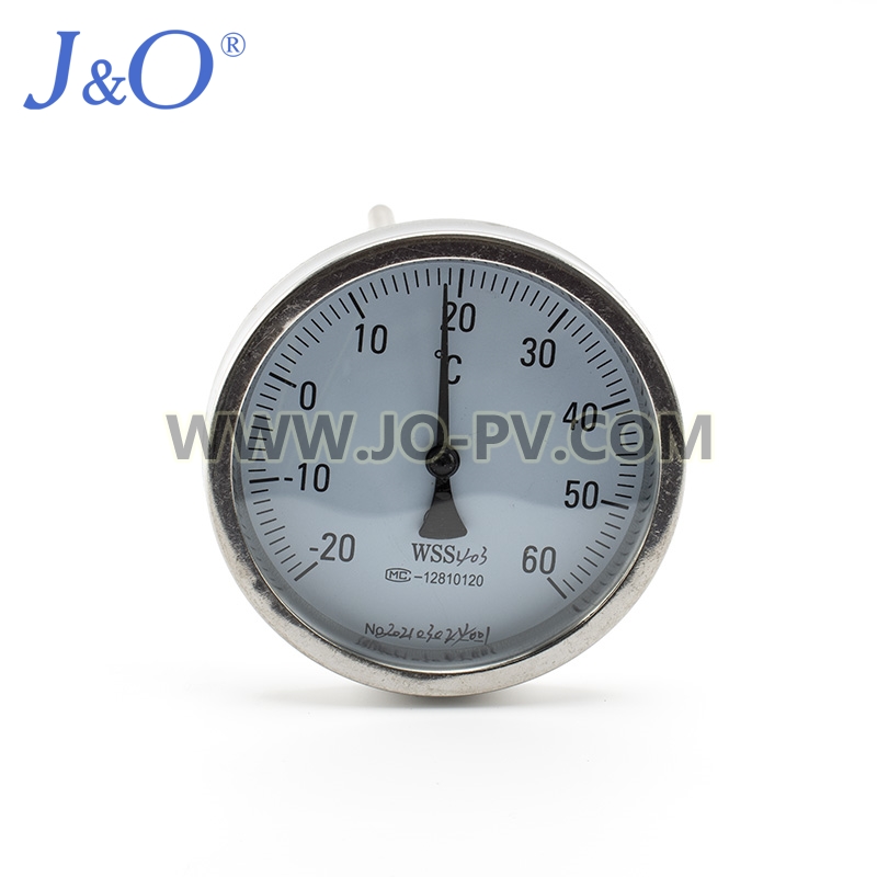 Back Connection Stainless Steel Bimetal Thermometer