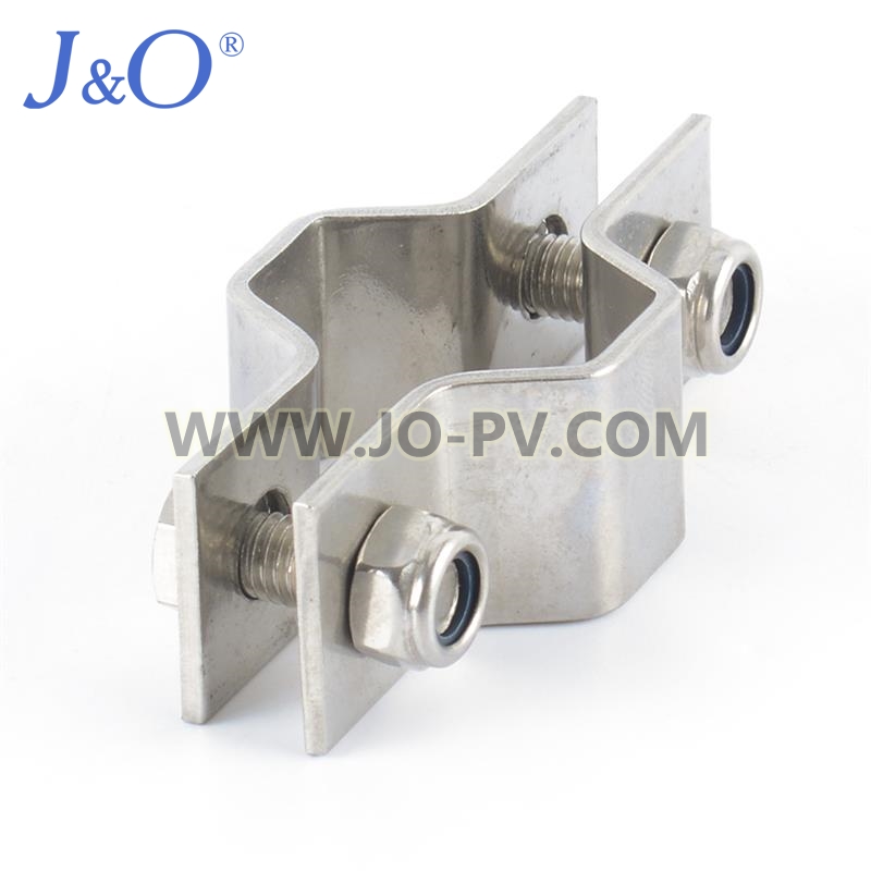 Stainless Steel 304 316L Sanitary Hexagon Pipe Holder Without Base