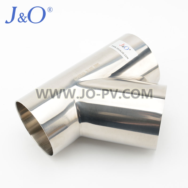 Stainless Steel Sanitary Y Type Lateral Tee