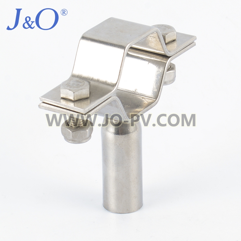 Sanitary Stainless Steel Hexagon Weld Pipe Holder With Handle