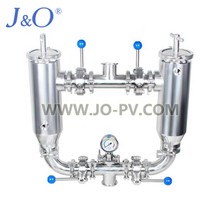Sanitary Stainless Steel Strainer Air Water Duplex Filter