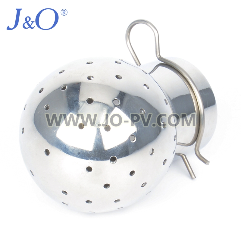 Sanitary Stainless Steel Bolted Fixed Cleaning Ball