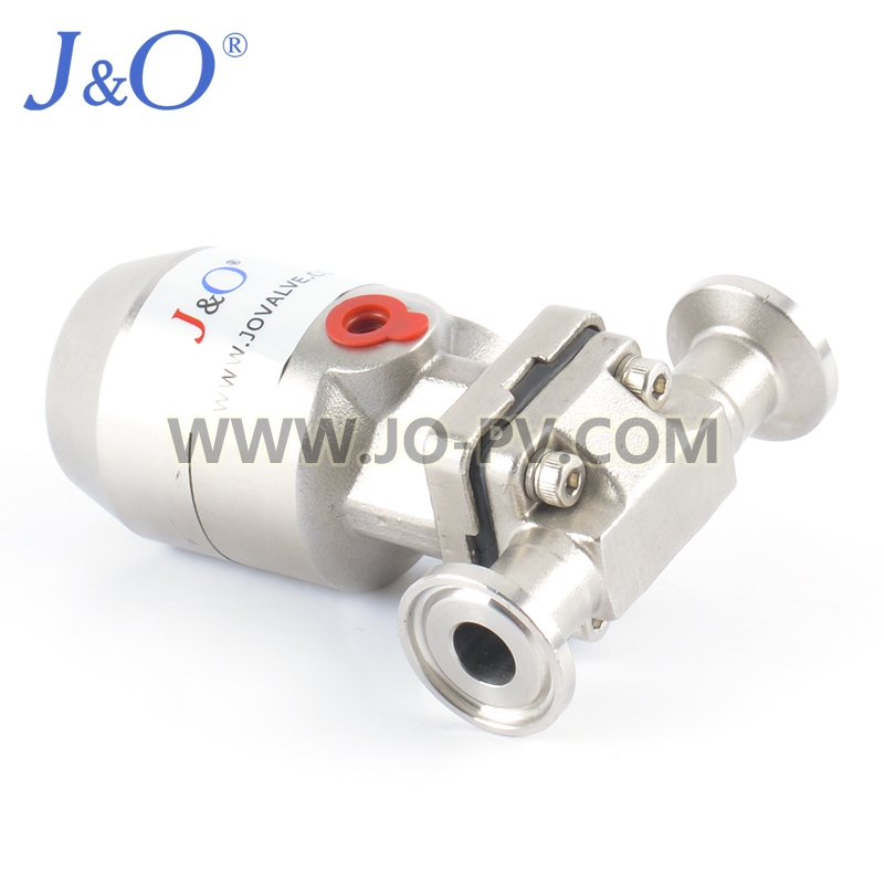 Sanitary Stainless Steel Tri Clamp Pneumatic Diaphragm Valve With Stainless Steel Actuator